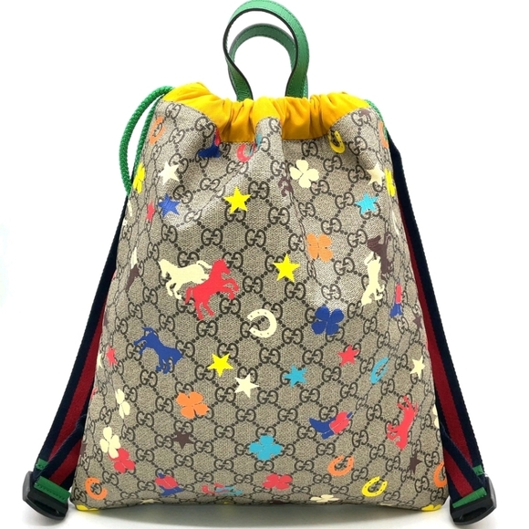 NWOT Gucci GG Supreme SherryLine Children's PVC Backpack - Picture 15 of 15